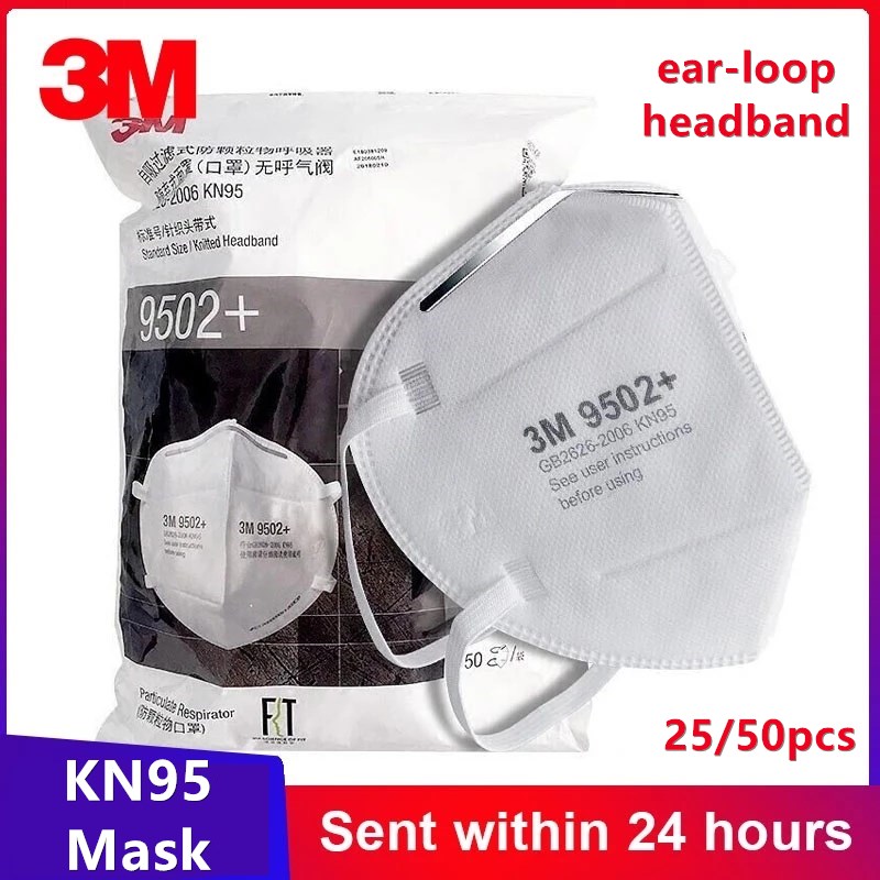 3M Mask 9502+ - 3M KN95 Ban Đầu Mặt Bảo