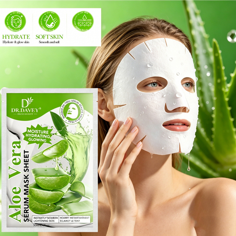Aloe Vera Serum Facial Mask Sh - đánh giá và giá Face Mask Storage Box