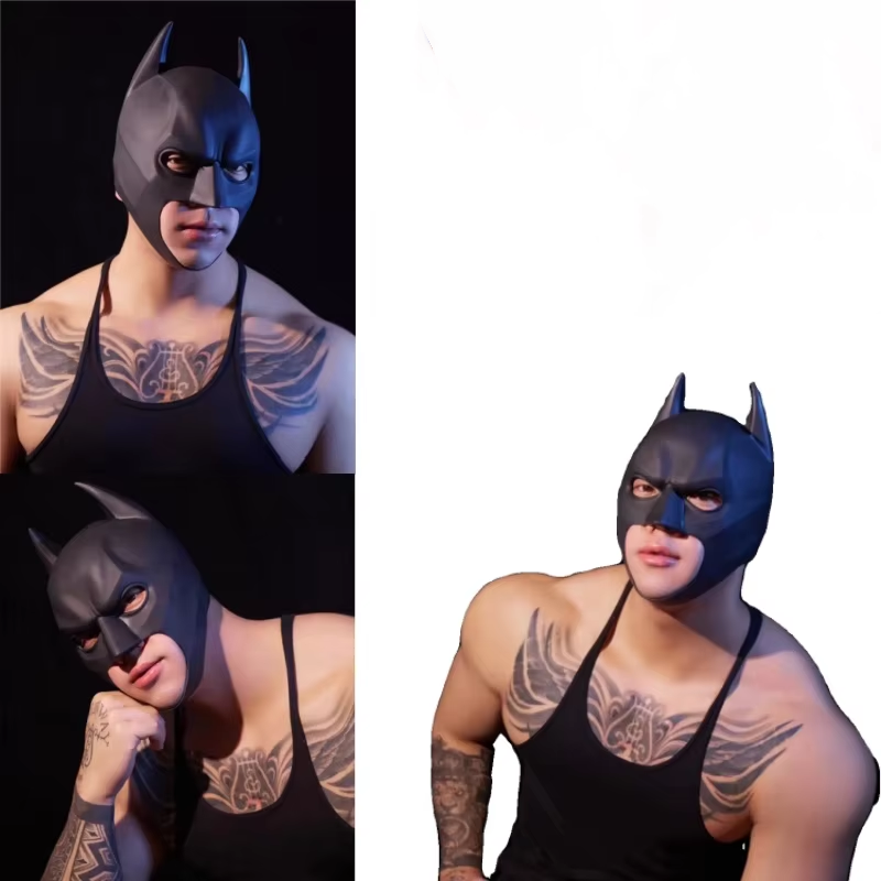 Halloween Black Bat Mask Super - đánh giá và giá Respirator Half Face