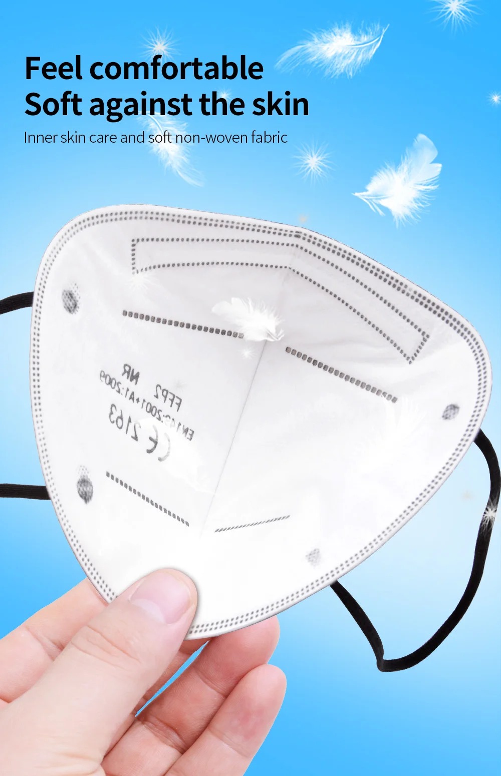 5Layer FFP2 Masks CE Approve K - đánh giá và giá Black Face Mask Pack