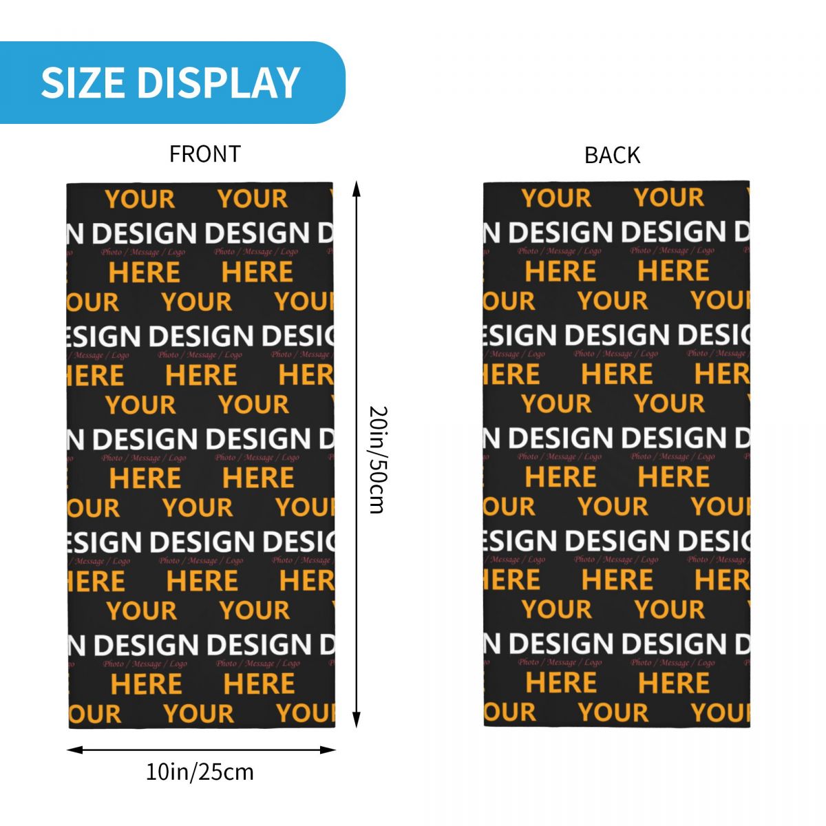 Custom Your Design Here Bandan - đánh giá và giá Neck Gaiter Face Cover