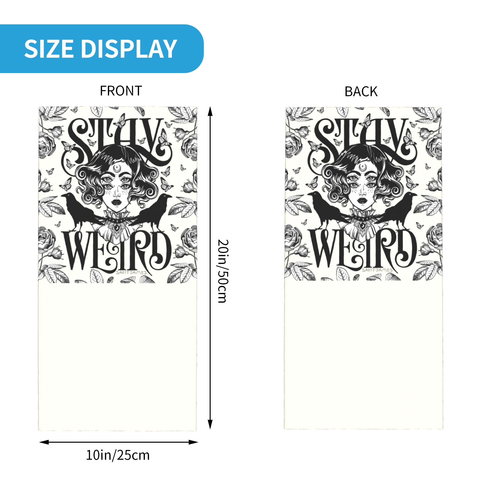 Custom Stay Weird Bandana Neck - đánh giá và giá Neck Gaiter Face Cover