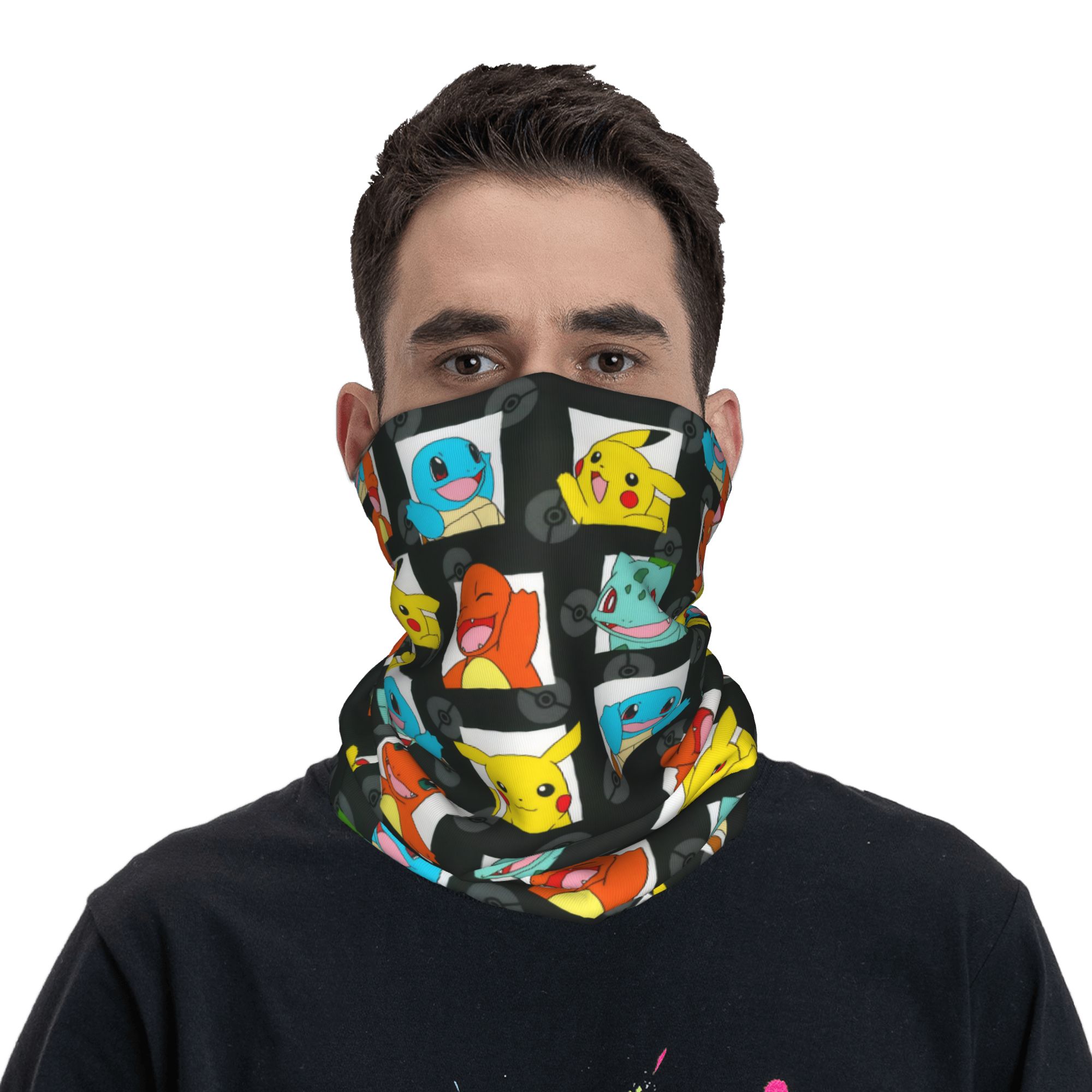 Cartoon Monsters Bandana Neck  - đánh giá và giá Sports Mask Breathable