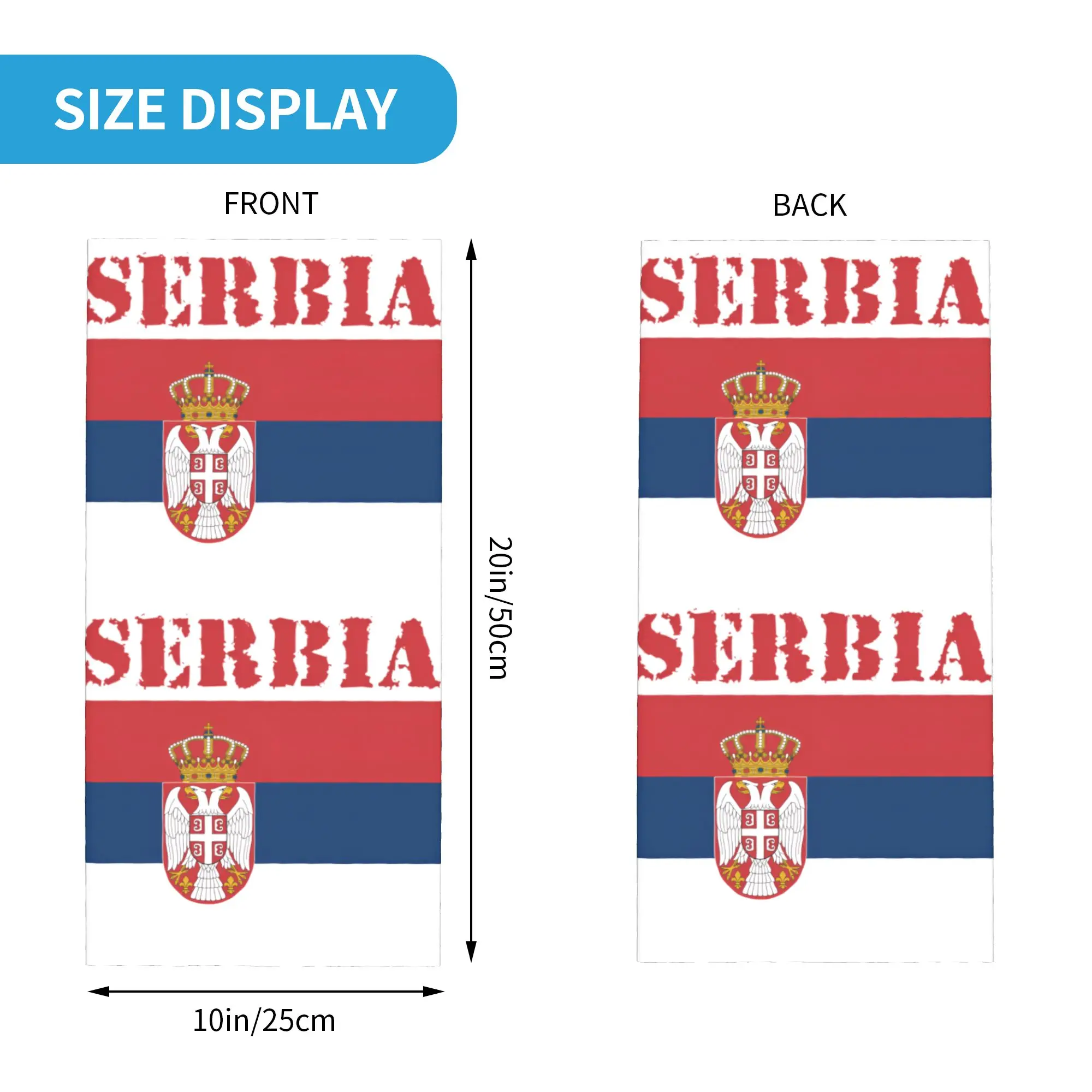 New Serbia Flag Bandana Neck G - đánh giá và giá Neck Gaiter Face Cover
