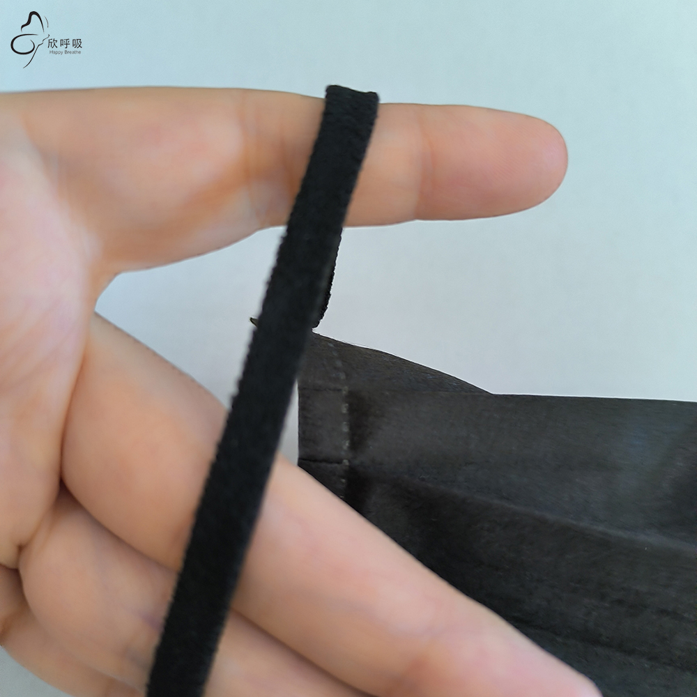 Happy Breathe 3-Layer Disposab - đánh giá và giá Black Face Mask Pack