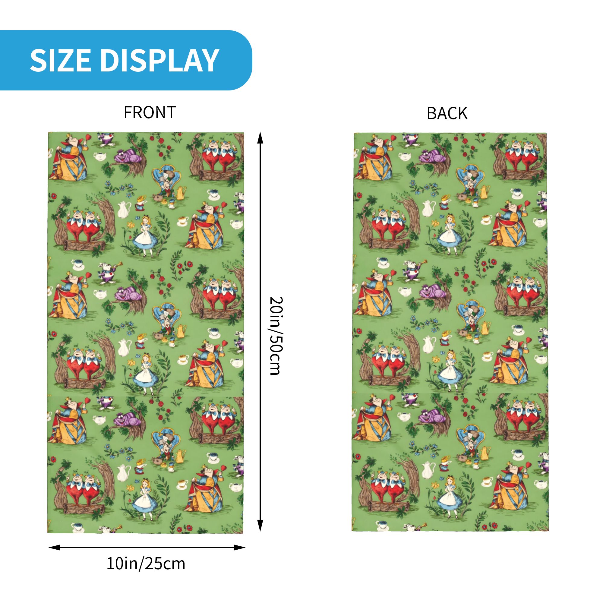 Custom A-Alice in W-Wonderland - đánh giá và giá Neck Gaiter Face Cover