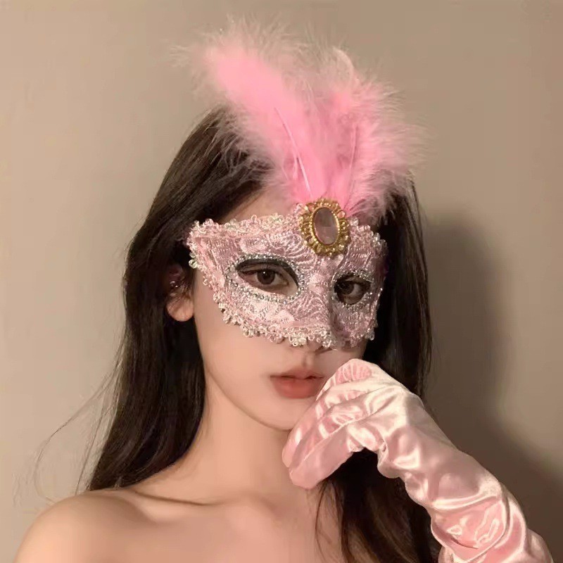 Women Masquerade Mask Venetian - đánh giá và giá Respirator Half Face