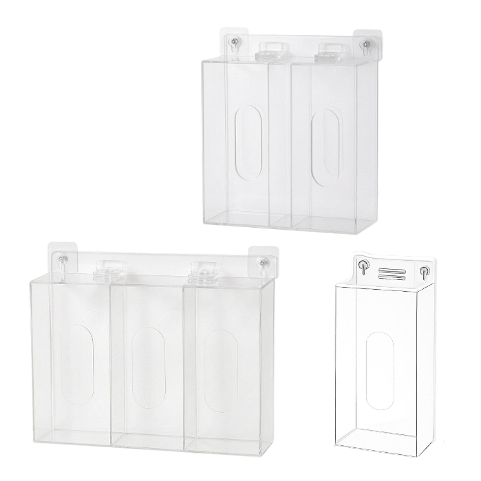 Space Saving Acrylic Glove Box - đánh giá và giá Face Mask Storage Box