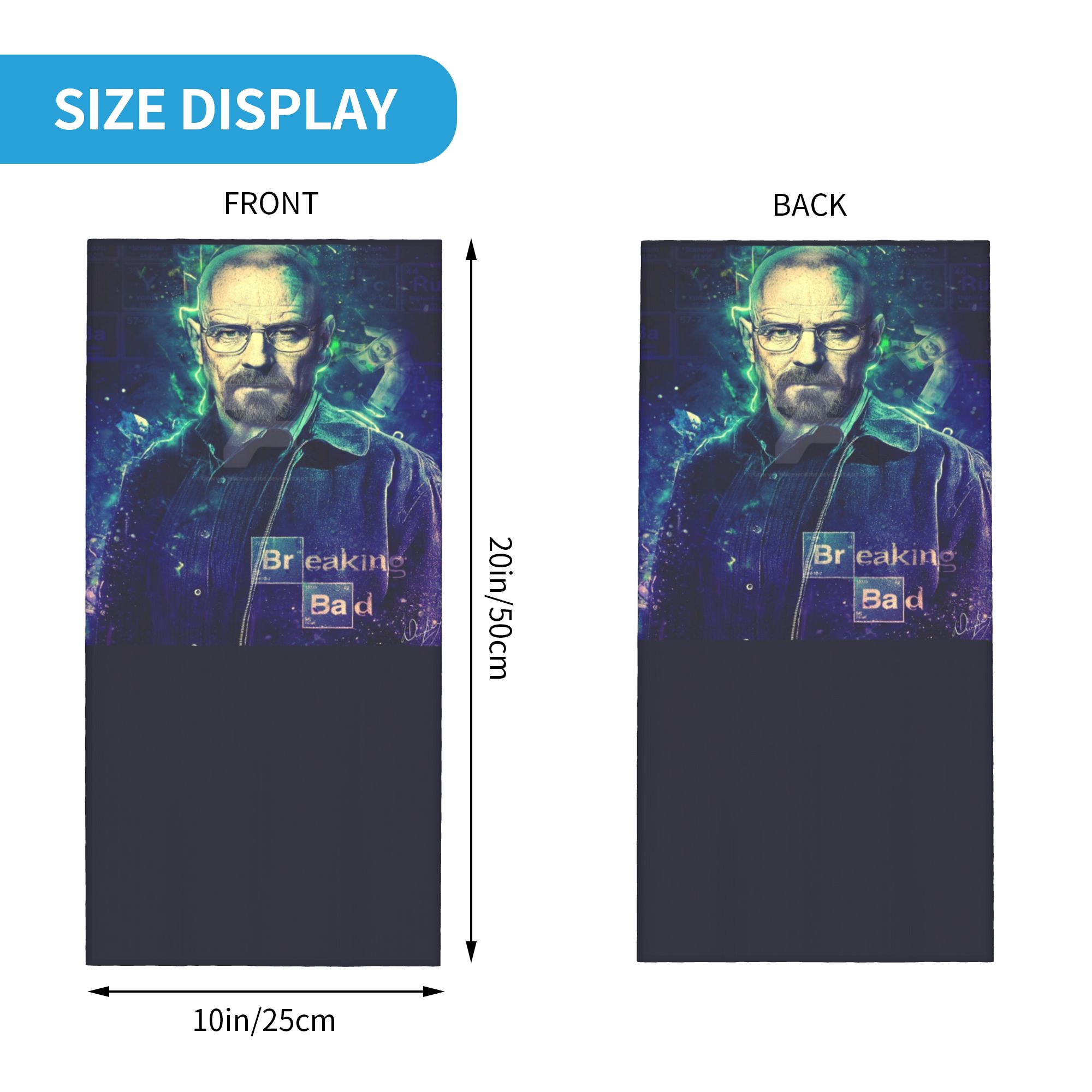 Custom Breaking Bad Walter Whi - đánh giá và giá Neck Gaiter Face Cover