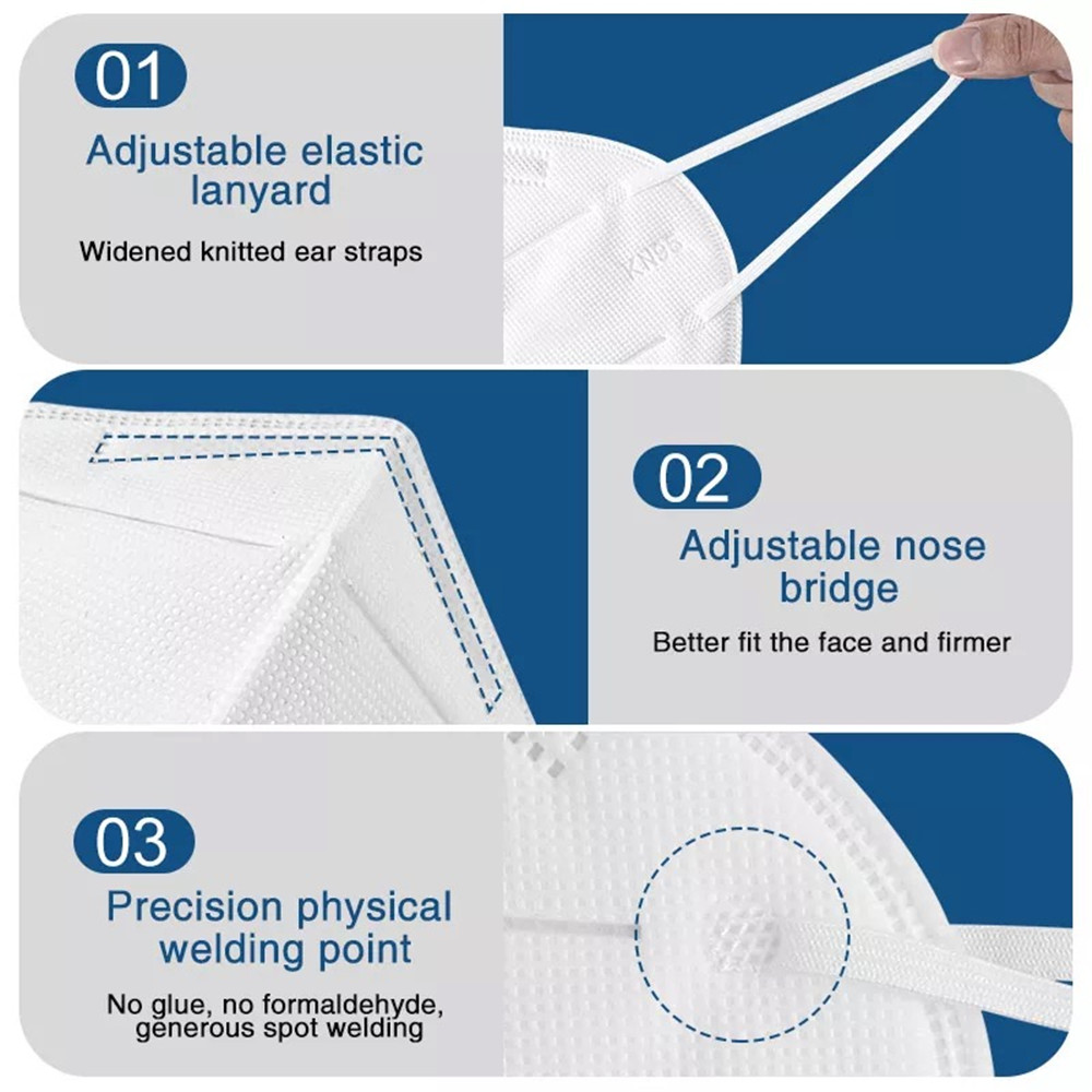 FFP2 Face Mask KN95 Facial Mas - đánh giá và giá Kn95 Respirator Mask