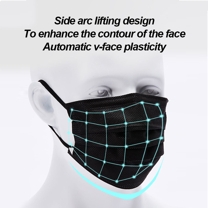 10-200 Chiếc Mặt Nạ Đen Dùng M - đánh giá và giá Disposable Surgical Mask